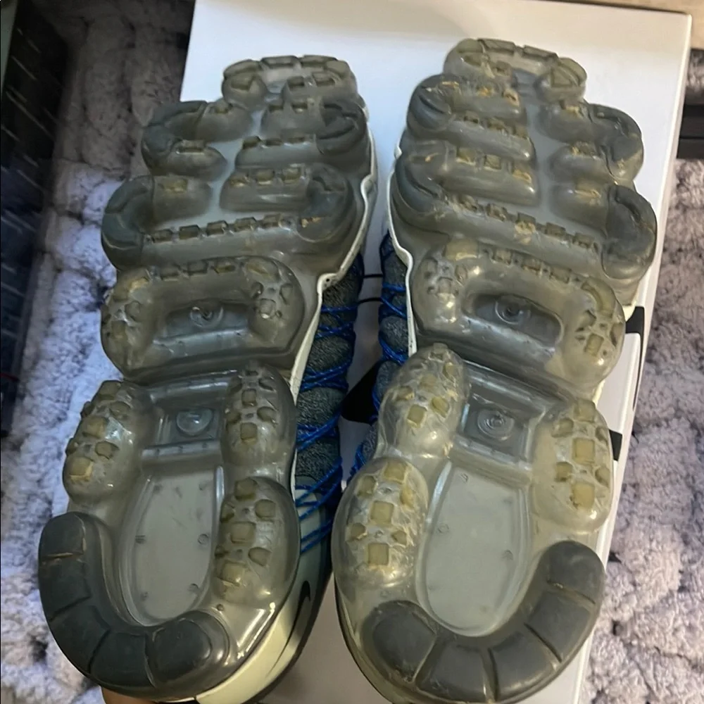 3 SEAKER BUNDLE 
Nike Gray and Blue VaporMax, White Van & Blue & white Nikes - Picture 7 of 9